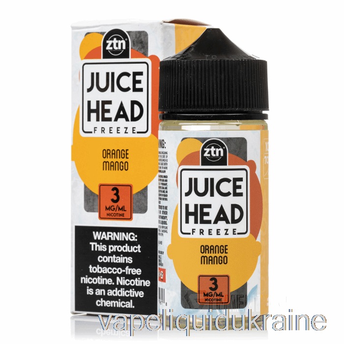 Vape Liquid Ukraine FREEZE Orange Mango - Juice Head - 100mL 0mg